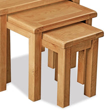 Load image into Gallery viewer, Sidmouth Oak Nest Of Tables