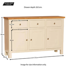 Load image into Gallery viewer, Farrow Cream Large Sideboard