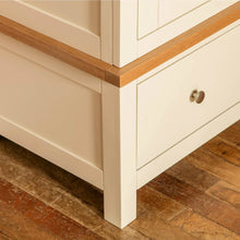 Load image into Gallery viewer, Farrow Cream Triple Wardrobe with Drawers