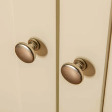Load image into Gallery viewer, Farrow Cream Triple Wardrobe with Drawers