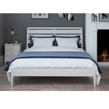 Load image into Gallery viewer, Chester White 5' King Size Bed Frame