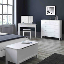 Load image into Gallery viewer, Chester White Dressing Table Set