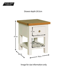 Load image into Gallery viewer, Farrow White Lamp Table