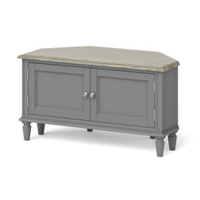 Load image into Gallery viewer, Mulsanne Grey 95cm Corner TV Unit
