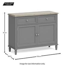 Load image into Gallery viewer, Mulsanne Grey Small Sideboard