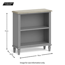 Load image into Gallery viewer, Mulsanne Grey Small Bookcase
