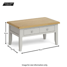Load image into Gallery viewer, Lundy Grey Coffee Table