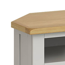 Load image into Gallery viewer, Lundy Grey 90cm Corner TV Stand