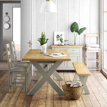 Load image into Gallery viewer, Lundy Grey Ladder Back Dining Chair