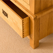 Load image into Gallery viewer, Lanner Oak Triple Wardrobe & Drawers
