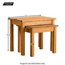 Load image into Gallery viewer, Lanner Oak Nest of Tables