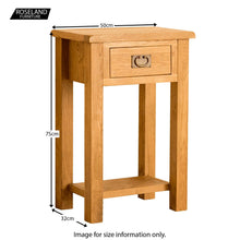 Load image into Gallery viewer, Lanner Oak Telephone Table