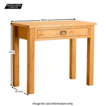 Load image into Gallery viewer, Lanner Oak Desk