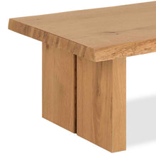 Load image into Gallery viewer, Oak Mill Coffee Table - Wood Base - Waxed Oak