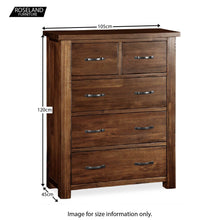 Load image into Gallery viewer, Ladock 2 Over 3 Chest of Drawers