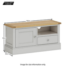 Load image into Gallery viewer, Chichester 100cm TV Stand - 5 Colours