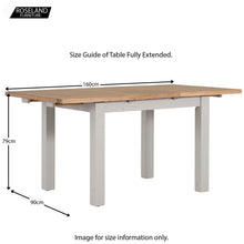 Load image into Gallery viewer, Charlestown Grey Extendable Dining Table