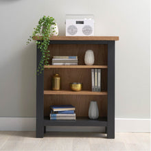Load image into Gallery viewer, Charlestown Black Low Bookcase