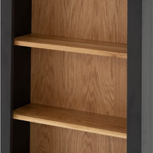 Load image into Gallery viewer, Charlestown Black Slim Bookcase with 5 Shelves