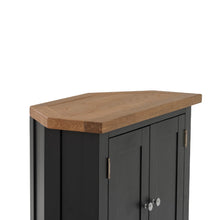 Load image into Gallery viewer, Charlestown Black Corner Cupboard