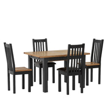 Load image into Gallery viewer, Charlestown Black Extendable Dining Table