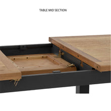Load image into Gallery viewer, Charlestown Black Extendable Dining Table