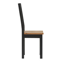 Load image into Gallery viewer, Charlestown Black Slatted Back Dining Chair