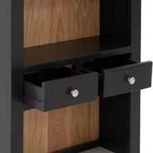 Load image into Gallery viewer, Charlestown Black 2 Drawer Hutch