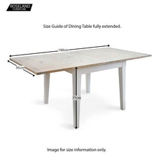 Load image into Gallery viewer, Signature Grey 95-190cm Square Extending Dining Table
