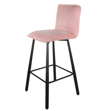 Load image into Gallery viewer, Whitney Velvet Bar Stool - Set of 2 Stools