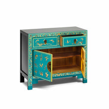 Load image into Gallery viewer, The Nine Schools Oriental Decorated Blue Sideboard