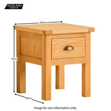 Load image into Gallery viewer, Roseland Oak Lamp Table
