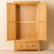 Load image into Gallery viewer, Roseland Oak Double Wardrobe & Drawers