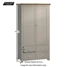 Load image into Gallery viewer, Padstow Grey Large Larder Unit