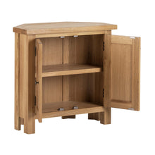 Load image into Gallery viewer, Charlestown Oak Corner Cupboard