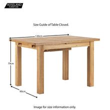 Load image into Gallery viewer, Charlestown Oak Extendable Dining Table