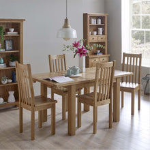 Load image into Gallery viewer, Charlestown Oak Dining Chair with Timber Seat
