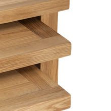 Load image into Gallery viewer, Charlestown Oak Nest of 3 Tables