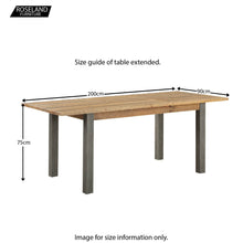 Load image into Gallery viewer, Urban Elegance Extending Dining Table