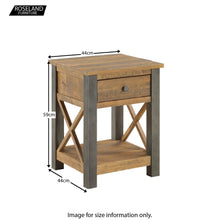 Load image into Gallery viewer, Urban Elegance Lamp Table with Drawer