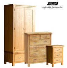 Load image into Gallery viewer, London Oak Bedroom Set - 2 over 4 Drawer Chest