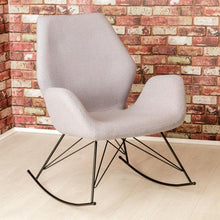 Load image into Gallery viewer, Bryce Accent Rocking Chair - Light Grey
