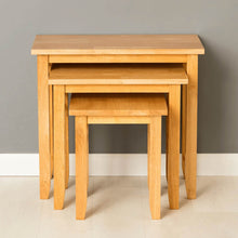 Load image into Gallery viewer, Oxford Light Oak Nest of Tables
