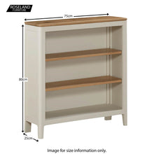 Load image into Gallery viewer, Dunmore Painted Low Bookcase
