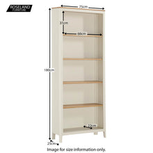 Load image into Gallery viewer, Dunmore Painted Tall Bookcase
