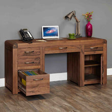Load image into Gallery viewer, Salem Walnut Large Desk
