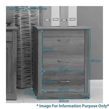 Load image into Gallery viewer, Mobel Oak Printer Cabinet
