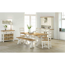 Load image into Gallery viewer, Daymer Cream Slatted Chair
