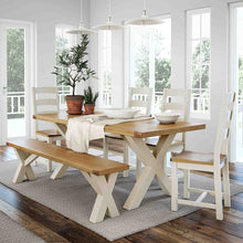 Load image into Gallery viewer, Daymer Cream Slatted Chair
