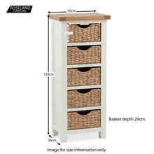 Load image into Gallery viewer, Daymer Cream Tallboy Chest
